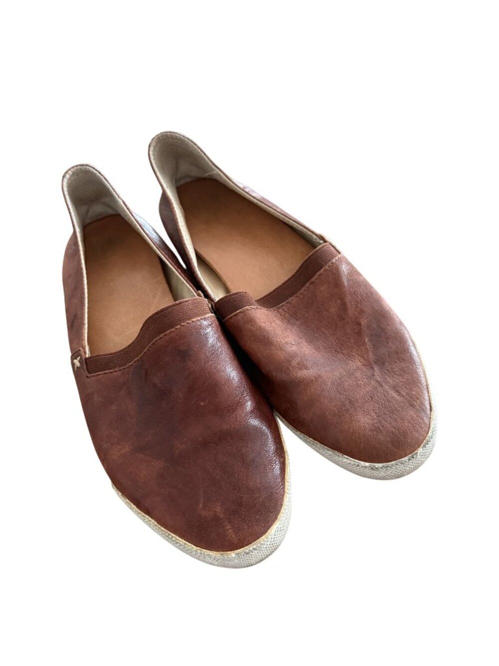 Frye Brown Leather Slip-On Loafers Casual wear size 9